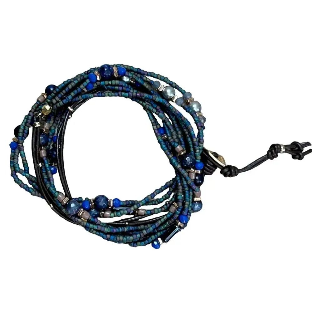 Nakamol Beaded Necklace or Wrap Bracelet‎